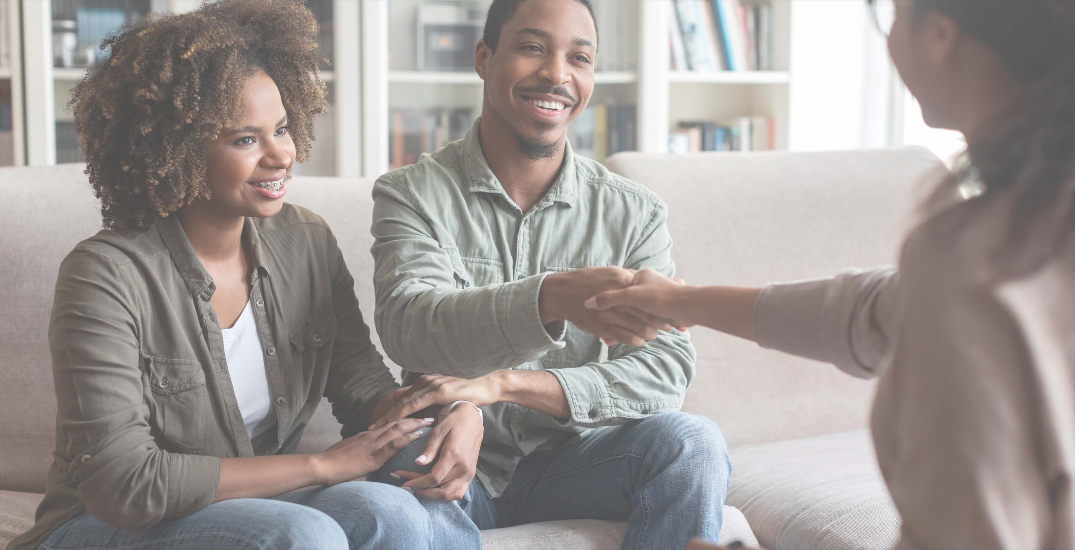 Smiling woman outdoors